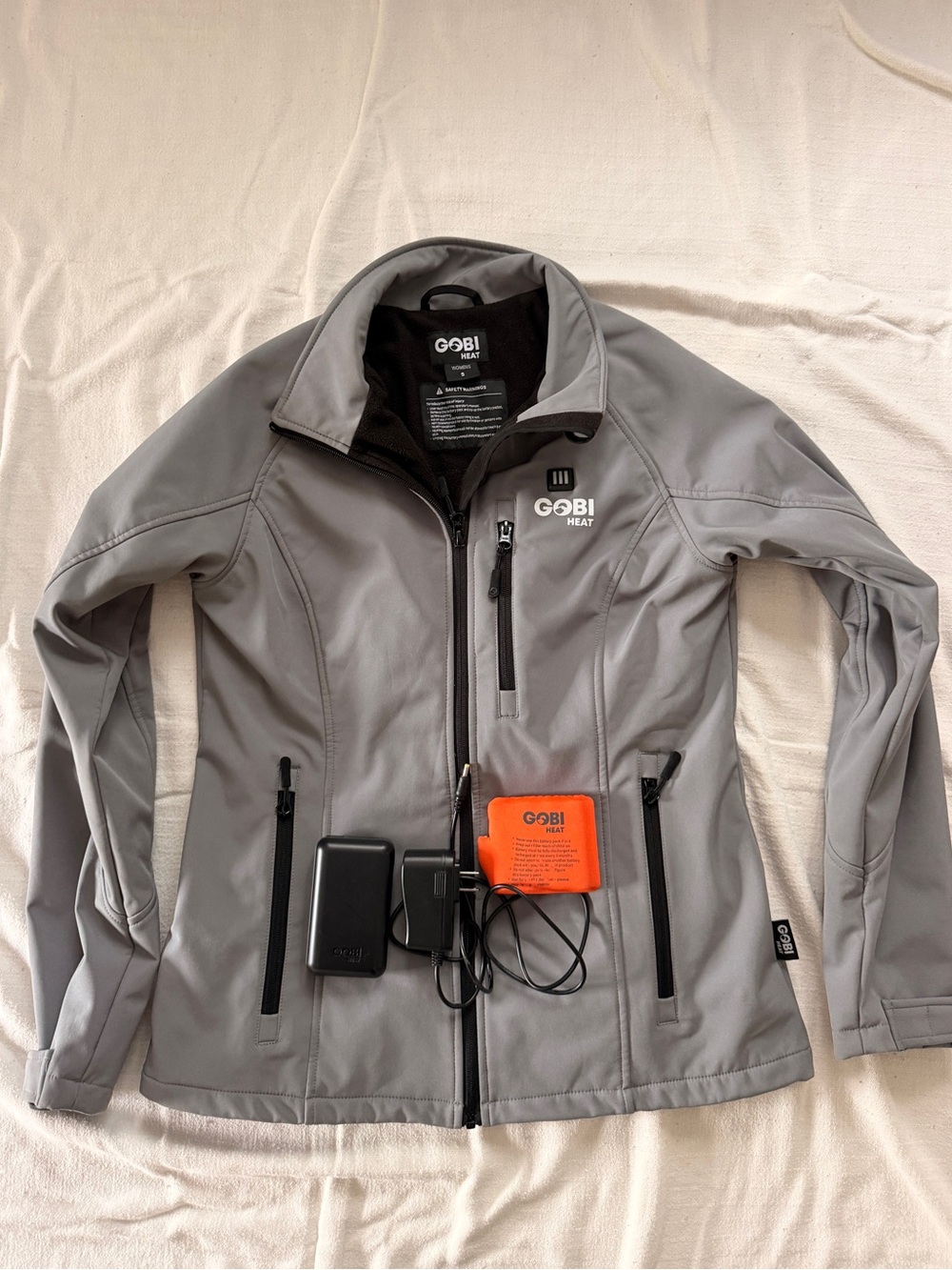 Women’s Gobi Heat Sahara Heated Jacket, Size Small, Grey